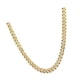 thumbnail image 3 of Collar de hombre exquisito HipHop de moda de oro cubano collar de acero de titanio para hombre cadena galvanizada, 3 of 10