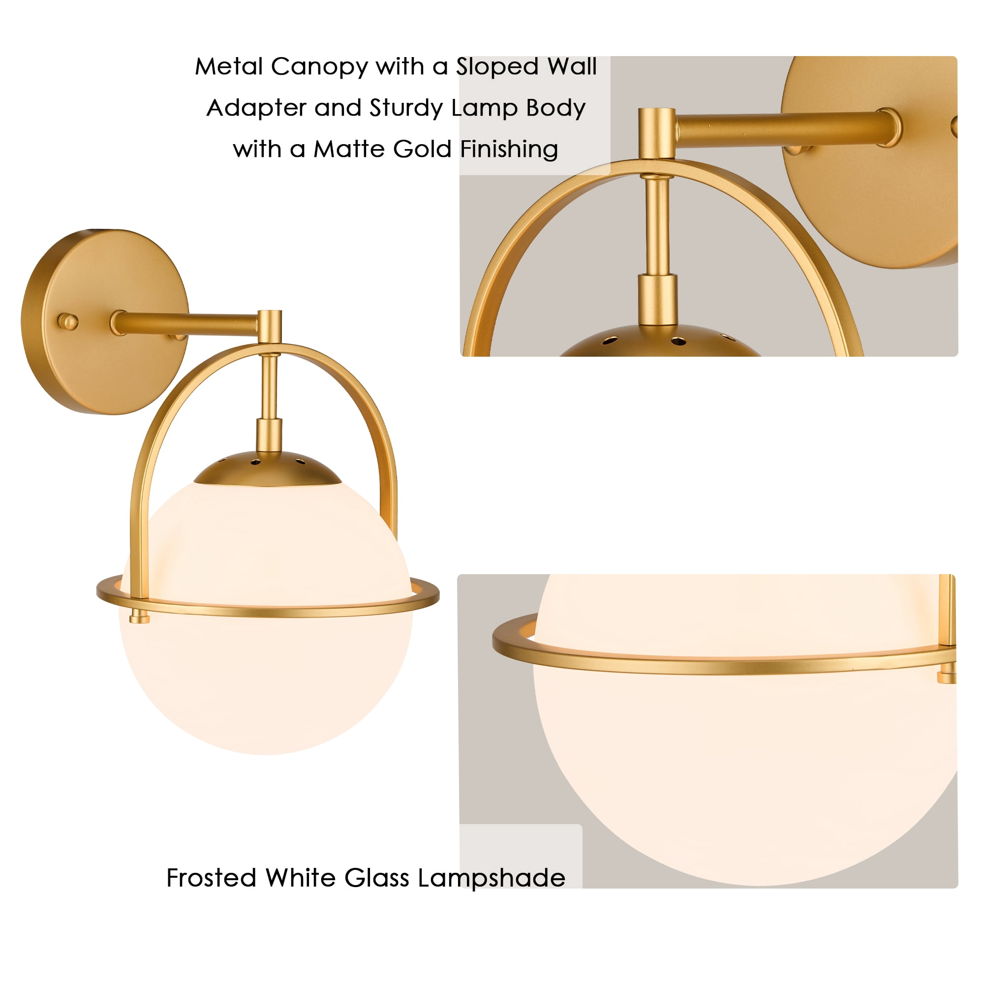 Bathroom Lighting Fixtures Over Mirror 2-Light Gold Bathroom