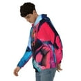 thumbnail image 3 of Valoranta Men's Hoodie With Color Drawstrings Sweatshirt Hooded Pullover Print Winter Coat Jacket Xx-Large, 3 of 9