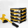 thumbnail image 1 of Kit para mover muebles pesados ​​sin esfuerzo, rueda para cargas pesadas, mueble para gabinetes pesados, con 1 varilla de elevación y 4 ruedas de movimiento para levantar y mover la carga de muebles 225 kg Kuyhfg Sin marca, 1 of 2