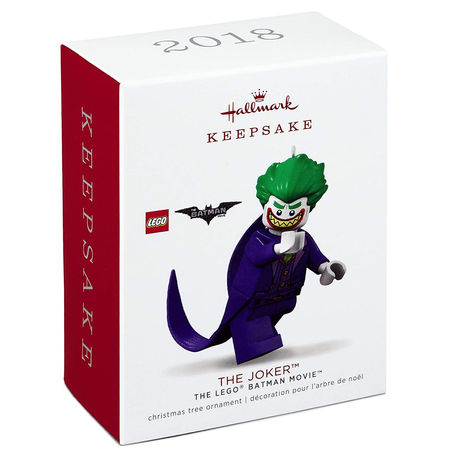 Hallmark Christmas Ornament Batman Movie LEGO Joker Mini Fig DC Comics Villain