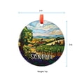 thumbnail image 5 of Sonoma California Christmas Ornament, Ceramic, Acrylic - Oceania Travel Souvenir, Holiday Tree Hanging Decor, Memento 2025, Jetsetter Gift, Collectible, 5 of 5