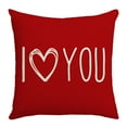thumbnail image 2 of LSLJS Pillow Covers & Valentines Day - Throw Pillow Covers & Valentines Day Gifts - 18x18" Pillow Cover for Sofa Bed Chair Auto Seat, 2 of 6