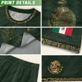 thumbnail image 5 of Mexico Soccer Jersey - Mexico Aztec Mayan Calendar for 2026 Soccer Game Fans, Mexico Team Soccer Jersey for Men Dark Green XL, 5 of 11