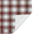 thumbnail image 6 of Creative Products Red Gray Plaid 71x74 Shower Curtain, 6 of 7
