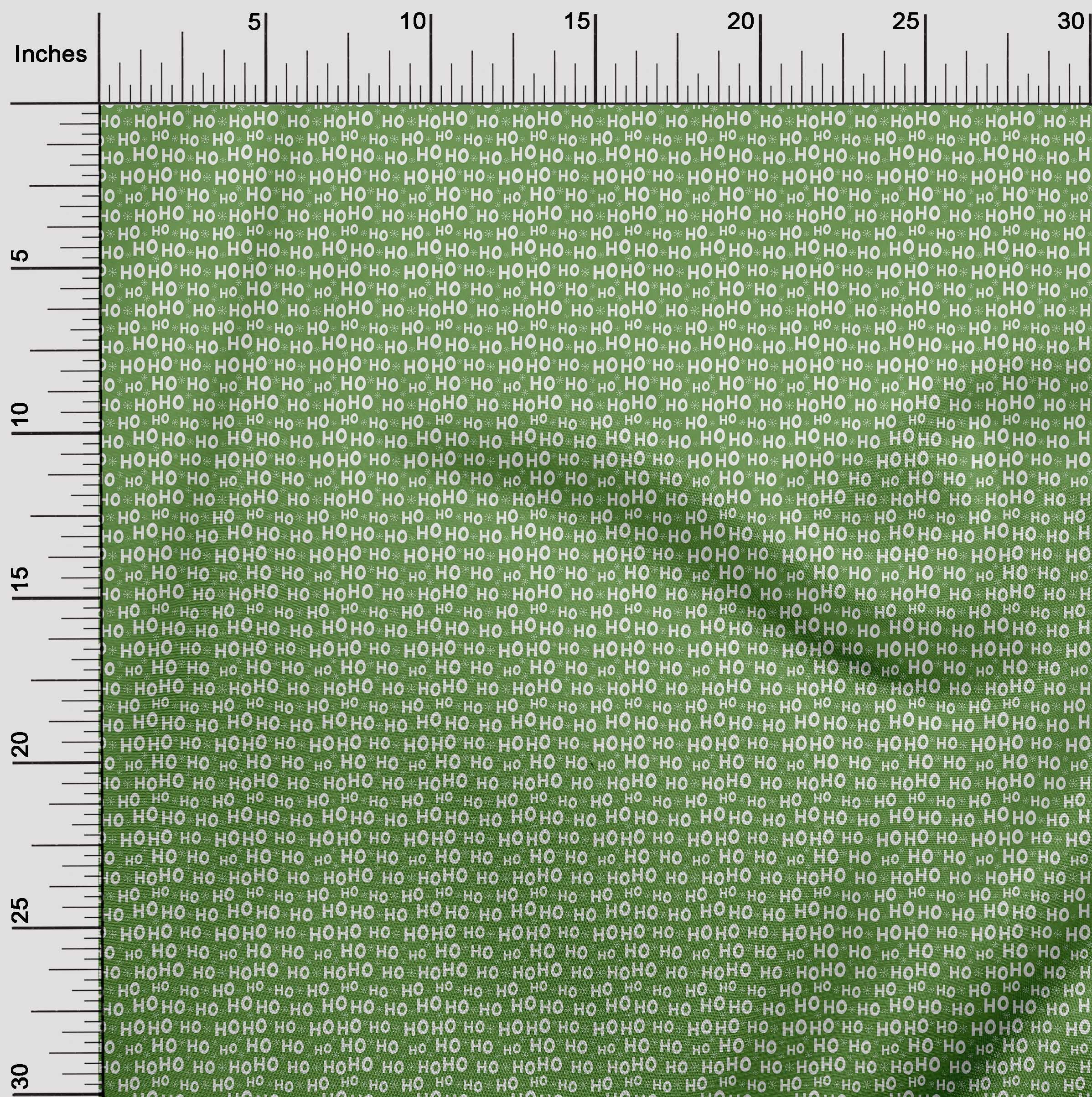 oneOone Cotton Poplin Green Fabric Christmas Diy Clothing Quilting Fabric Print Fabric By Yard 56 Inch Wide