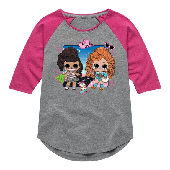 Lol Surprise! - Nashville And Bluegrass Queen - Toddler & Youth Girls Raglan Graphic T-Shirt