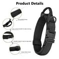 thumbnail image 5 of Tactical Dog Collar, Adjustable Military Training Nylon Dog Collar with Control Handle and Heavy Metal Buckle for Medium and Large Dogs, 5 of 8