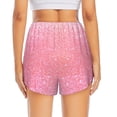 thumbnail image 4 of Xecao's Sparkly Glitter for a double-layer running short for women, perfect for gym, tennis, and more, featuring a convenient pocket., 4 of 9