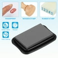thumbnail image 3 of Large Stamp Pad, Washable Craft Ink Pad for Rubber Stamp Card Making Stamping Scrapbook Fingerprint Handprint Gray/Black, 3 of 6