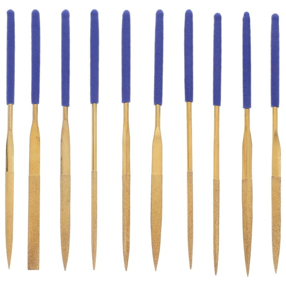 CIMAXIC 10Pcs Carbon Steel Mini File Set For Woodworking Enthusiast Smoothing