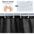 thumbnail image 2 of Jumping Note Shower Curtain Fabric Shower Curtain Set with 12 Hooks Waterproof 72 * 72 Inches for Bathroom Beach Caravan Hotel, 2 of 5