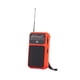 thumbnail image 4 of Panel transparente de banda doble portátil de radio AM con regalos de auriculares de 35 mm para personas mayores accesorios profesionales de edad Rojo, 4 of 8