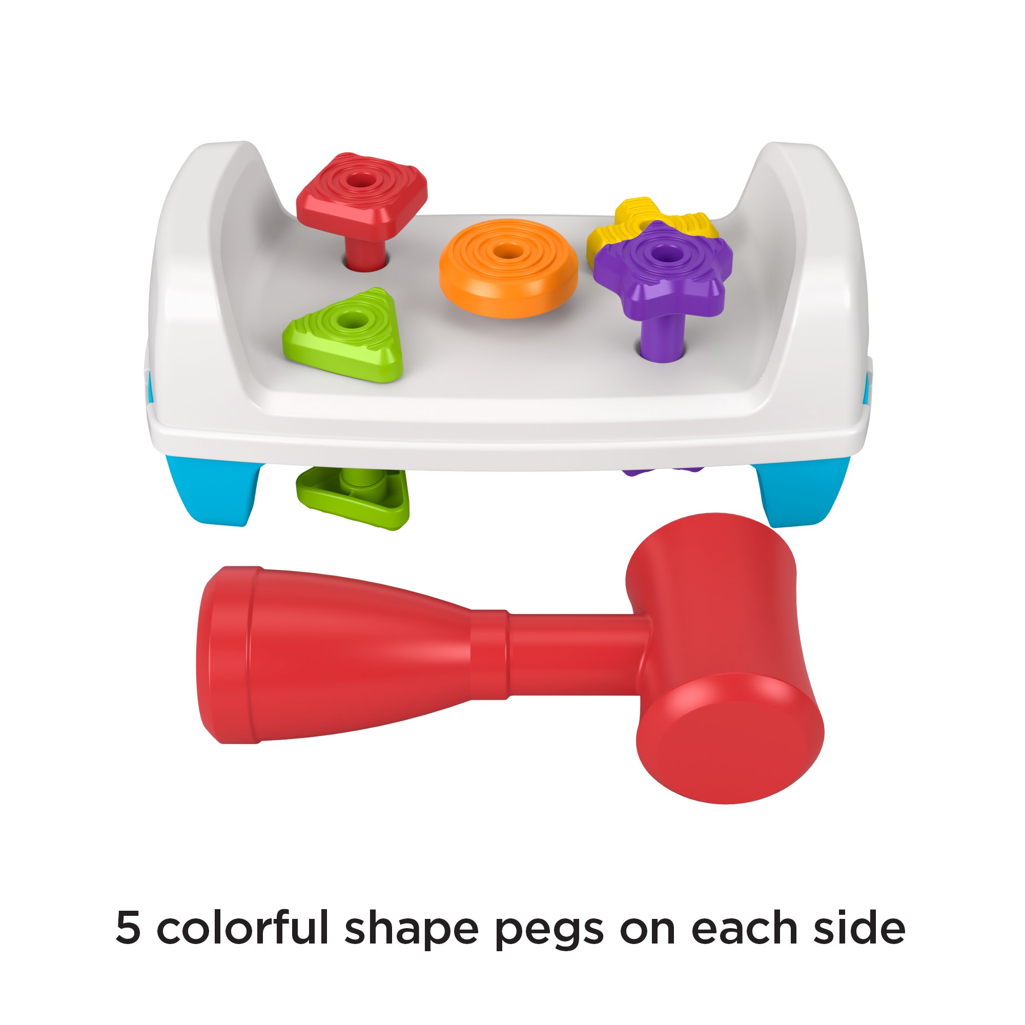 Fisher-Price Tap & Turn Bench Pretend Tools Toy photo 5