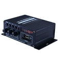 thumbnail image 2 of Amplificador de poder,Amplificador de potencia de audio estéreo de audio para el hogar del automóvil,Altavoces del amplificador de potencia del receptor 12V Bluetooth,Altavoz HiFi AMP Mini Hugo Amplificador de poder, 2 of 7
