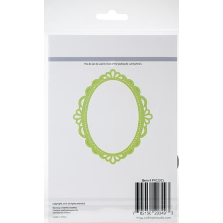 UPC: 0782150203493 | Pinkfresh Studio Essentials Die Ornate Oval Frame