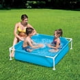 thumbnail image 2 of Summer Waves 4ftx4ftx12in Plastic Frame Small Kiddie Swimming Pool, Blue, 2 of 2