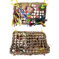 thumbnail image 5 of Juguetes para pájaros, periquitos, cacatúas, conures, tortolitos, forrajeo, trituración de pastos marinos, pared con varios juguetes para pájaros, 5 of 5