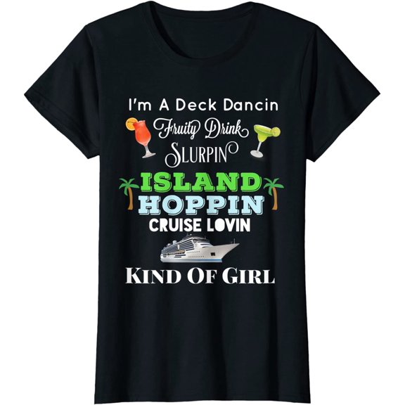 Cruise Ship Accessories Island Hoppin Cruise Boat T-shirt T-Shirt for Women