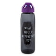 thumbnail image 2 of Addams Family "What Would Wednesday Do?" Water Bottle With Screw-Top Lid, 2 of 8