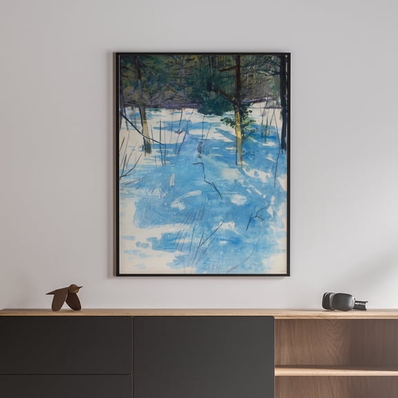 Winter, Monadnock - ca.1900 | Abbott Handerson Thayer | Premium Fine Art Print | 20th Century American | Realism | Botanical | Plant Art | Nature Art