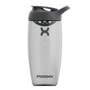 PROMiXX Shaker Bottle - Premium Protein Mixes and Supplement Shaker (24oz, Black)