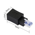 thumbnail image 4 of Adaptador , conector 8P8C hembra a 8P8C macho, para enrutadores , impresoras, PC, servidores informáticos. CUTICAT Adaptador de Ethernet, 4 of 5