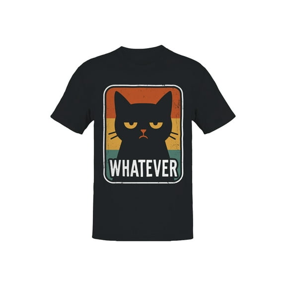 Retro Grumpy Cat "Whatever Men's T-shirt