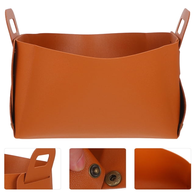 unbranded De Almacenamiento De Cuero Marrón Para Ideal Para Llaves Y Accesorios
