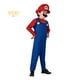 thumbnail image 3 of Super Mario Bros . Disfraz Para Niños Figura De Juego De Una Pieza Rol Usando SetGame Con Conjunto Con Sombrero Y BeardSuper, 3 of 3