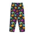 thumbnail image 5 of Daiia Colorful Dinosaur Women's Sleep Pant with Pockets and Drawstring,Pajama Pants-Large, 5 of 9