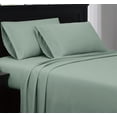 thumbnail image 4 of Truly Soft Everyday Solid Microfiber 100% Microfiber Polyester Deep Pocket Green 4-Piece Full, All Season, Adult Size, OEKO-TEX Certified, 4 of 12