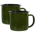 thumbnail image 1 of Miangastore 2Pcs Household Milk Mugs Vintage Coffee Mugs Multi-function Coffee Cups Milk Supply, 1 of 9