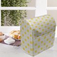 thumbnail image 3 of Geometric Stand Mixer Cover, Sun Motif Colorful Polka Dots Summer Themed Heavenly Bodies Celestial Elements, Kitchen Appliance Organizer Bag Cover with Pockets, 5 Quarts, Yellow White, by Ambesonne, 3 of 4