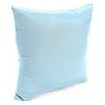 thumbnail image 6 of Jordan Manufacturing Sunbrella 16" x 16" Canvas Air Blue Solid Square Outdoor Throw Pillow, 6 of 10