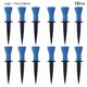 thumbnail image 5 of Sonducket 12 piezas de tees de golf, soporte de bola profesional de plástico, accesorios de práctica de entrenamiento portátil para interiores Golf Azul 76 mm, 5 of 6