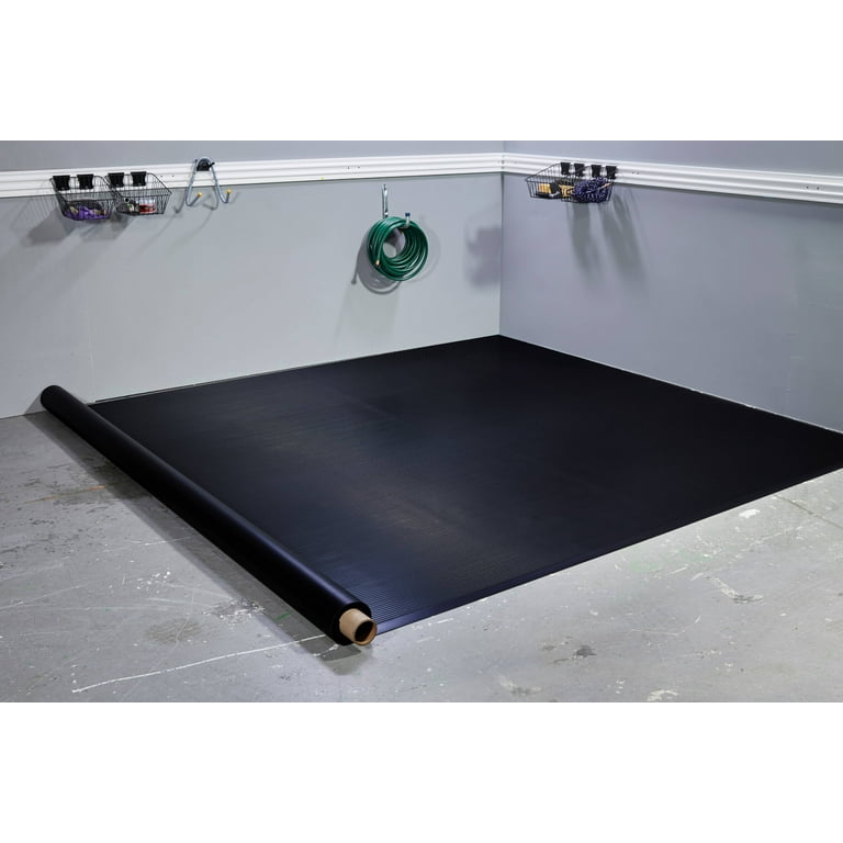 G-Floor 90'' W x 204'' L Garage Flooring Roll in Midnight Black