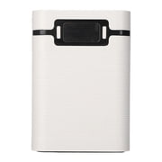 Power Bank Box, Battery Charger Outer Case Compact Portable  For Cameras White