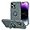 Dark Grey, variant on Compatible with iPhone 14 Pro Max Case with Ring Kickstand Support Magnetic Car Mount,Soft Premium Liquid Silicone Microfiber Liner Case for iPhone 14 Pro Max Women Girl Men-Sapphire Blue