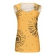 thumbnail image 4 of Puntoco Camisola básica para mujer Camiseta sin mangas con estampado para mujer Camiseta holgada sin mangas, 4 of 5