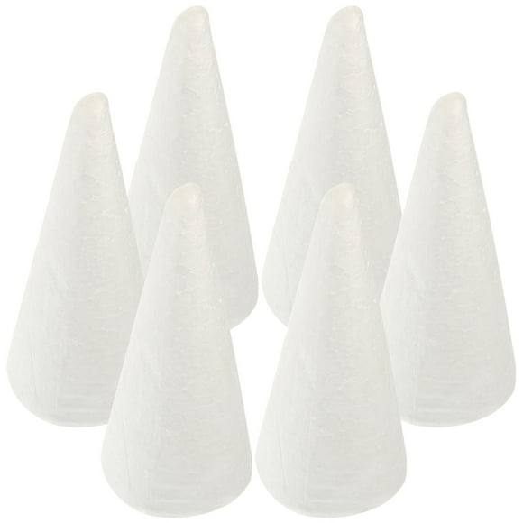 FUEENIRVA 6Ud De Espuma En Forma Cónica Para Proyectos DIY Y Adornos Decorativos