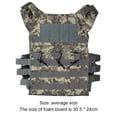 thumbnail image 2 of 600D Oxford Cloth Body Armor cuerpo ajustable Molle Armor ligero para juego CS JShteea Para Estrenar, 2 of 6