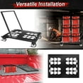 thumbnail image 6 of Upgraded Heavy Duty Toolbox Dolly with Handle, Compatible with Mil.Waukee Packout Toolbox, Double Storage, Thickened Carbon Steel Frame, 6 of 7
