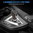 thumbnail image 2 of 5 Speed Car Shifter Knob PU Leather Gear Lever Handle Car Transmission Stick Head for Most Manual Automotive Vehicles (Red Stitches), 2 of 6