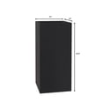 thumbnail image 4 of LeisureMod Basalt 4-Piece Fiberstone and MGO Clay Tall Square Planter Black, 4 of 11