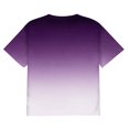 thumbnail image 4 of Men's Graphic Crewneck Tshirt Plus Size Short Sleeve Gradient Color Casual Big and Tall Tees Purple 4XL, 4 of 5