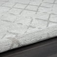thumbnail image 5 of LR Home Carmen 7'9" x 9'9" Gray Geometric Stain Resistant Indoor Area Rug, 5 of 9
