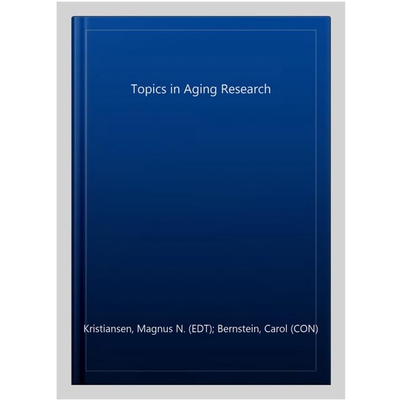 Pre-Owned Topics in Aging Research