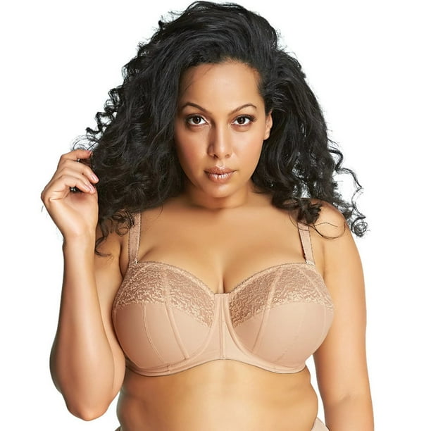 Adelaide Underwire Full Cup Bra Sand 36H by Goddess