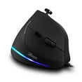 thumbnail image 2 of Zelotes C-18 Vertical Wired Gaming Mouse 11 Programmable Buttons Adjustable 10000DPI Engine RGB Light Belt 128KB On-board Memory, 2 of 3